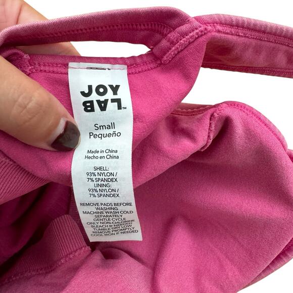 Joylab Seamless Ribbed Berry Pink Short Romper One Piece Size Small - Picture 5 of 6